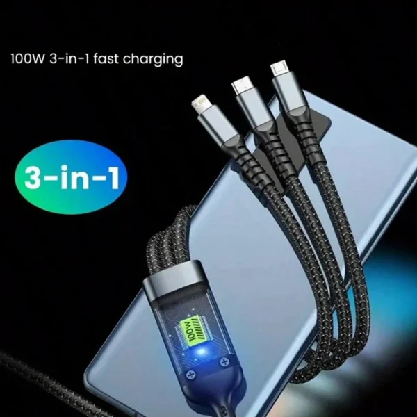 3 in1 hybrid charging cable - Image 5