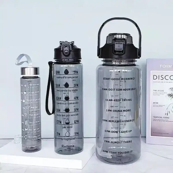 3 in 1 Transparent bottle - 2L, 1L, 0.5L - Image 4
