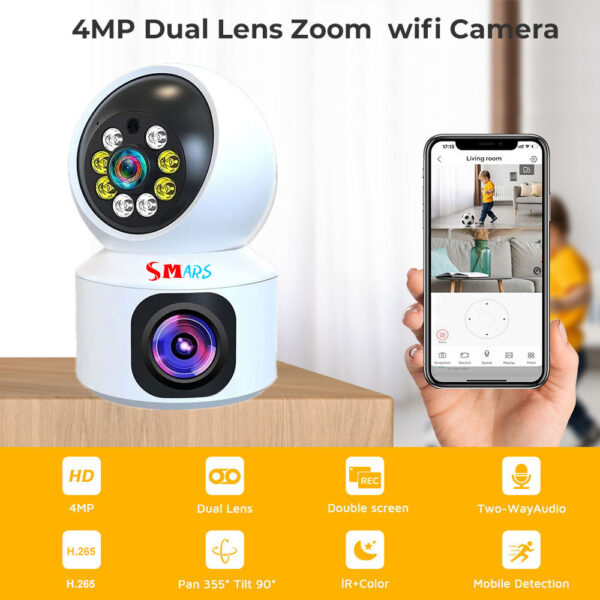 SIM +WIFI CAMERA (DUAL CAMERA)