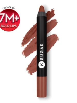 Matte As Hell Crayon Lipstick Color: 19 Emma Woodhouse (Earthy Brown)